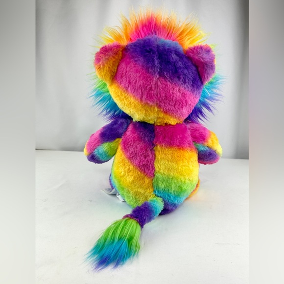 Build a Bear Color Craze Lion Plush 17” Inch Rainbow Stuffed Animal Retired BAB - Picture 4 of 9